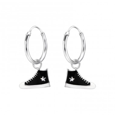 Sneaker - 925 Sterling Silver Children Hoops A4S28028