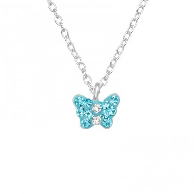 Butterfly - 925 Sterling Silver Necklaces with silver chains A4S29868