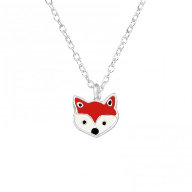 Fox - 925 Sterling Silver Necklaces with silver chains A4S40447