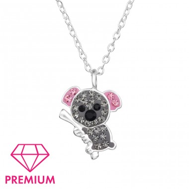 Koala - Premium* - 925 Sterling Silver Necklaces With Silver Chains A4S47268