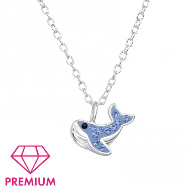 Whale - Premium* - 925 Sterling Silver Necklaces With Silver Chains A4S48763