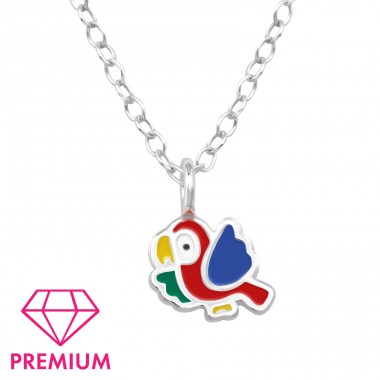 Bird - Premium* - 925 Sterling Silver Necklaces With Silver Chains A4S48823