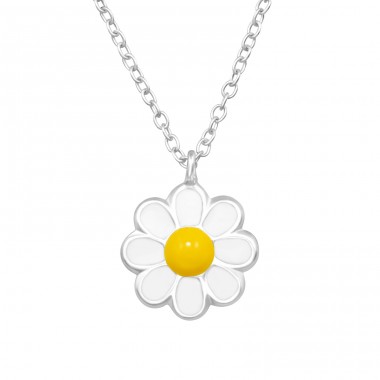 Daisyflower - 925 Sterling Silver Necklaces With Silver Chains A4S49404