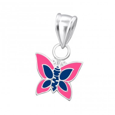 Butterfly - 925 Sterling Silver Pendants for kids A4S15490