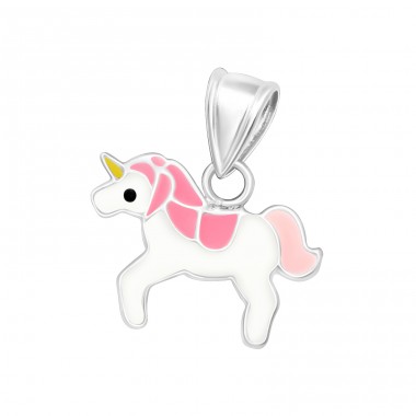 Silbernes Einhorn - 925er Silber Anhänger für Kinder A4S23867