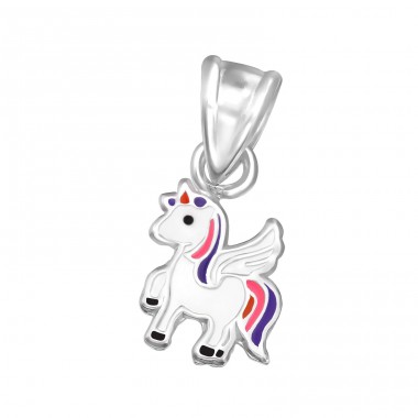 Silbernes Einhorn - 925er Silber Anhänger für Kinder A4S30985