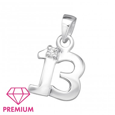 '13' - Premium* - 925 Sterling Silver Pendants for kids A4S3201