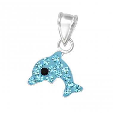 Dolphin - 925 Sterling Silver Pendants For Kids A4S35263