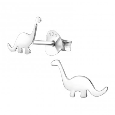 Dinosaur - 925 Sterling Silver Ear Studs without stones A4S18766