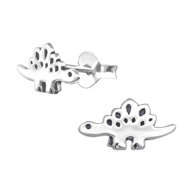 Dinosaur - 925 Sterling Silver Ear Studs without stones A4S36689