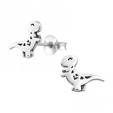 Dinosaur - 925 Sterling Silver Ear Studs without stones A4S36690