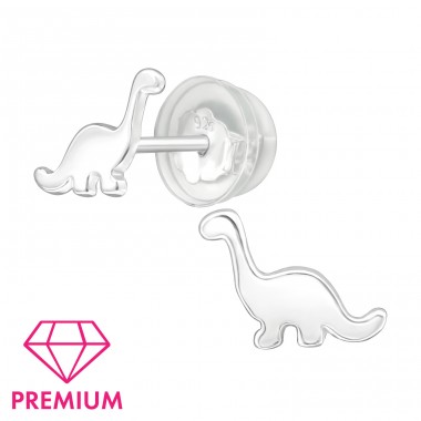 Dinosaurier - Premium* - 925Er Silber Premium Kinder Ohrstecker A4S43004