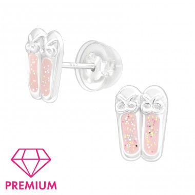 Ballerinas - Premium* - Schmuck Silber 925 Farbige Ohrstecker A4S45257