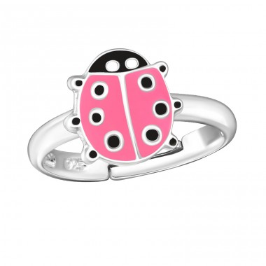 Ladybug - 925 Sterling Silver Rings for kids A4S1044