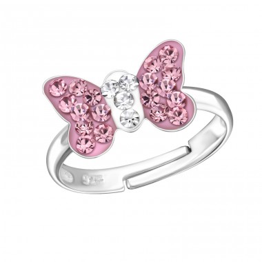 Butterfly - 925 Sterling Silver Rings for kids A4S12214