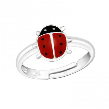 Ladybug - 925 Sterling Silver Rings for kids A4S23478