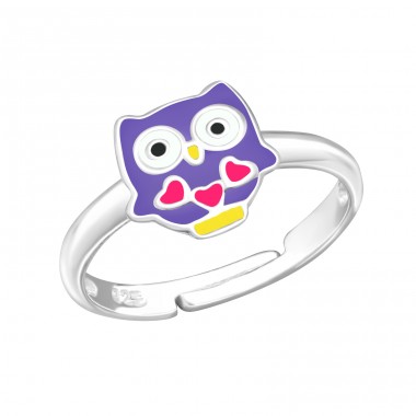 Owl - 925 Sterling Silver Rings for kids A4S24746