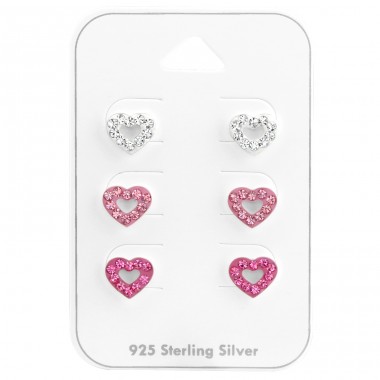 Herz - Schmuck Silber 925 Silber Sets für Kinder A4S38079