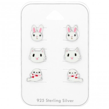 Animal - 925 Sterling Silver Jewellery sets for kids A4S38715