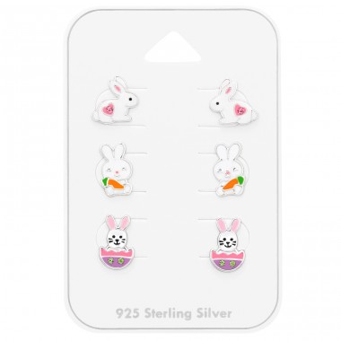 Osterhase - 925er Silber Schmuck-Sets für Kinder A4S47121