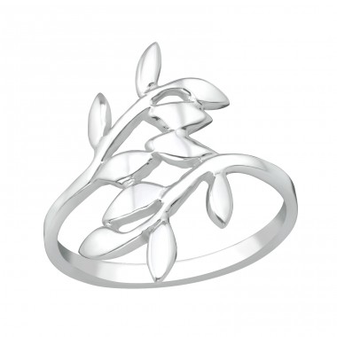 Olive Leaf - Silber 925 Ringe ohne Steine A4S38957