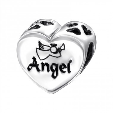 Heart Angel - 925 Sterling Silver Beads without stones A4S13032