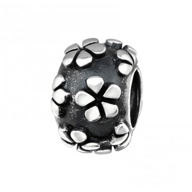 Round - 925 Sterling Silver Beads without stones A4S14000