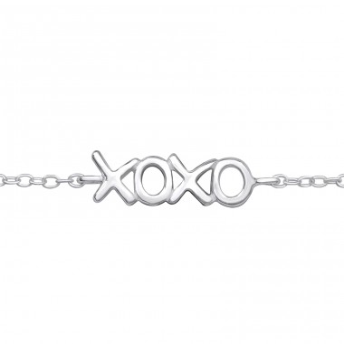 Xoxo - 925er Silber Armbänder mit Silberkette A4S31541