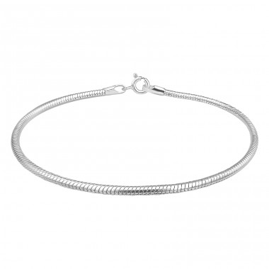 Kabelkette - Silber 925 Massiver Silberschmuck A4S44908