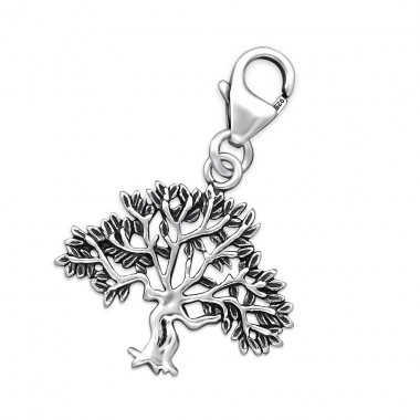 Tree - 925 Sterling Silver Charms with lobster clasp A4S27786