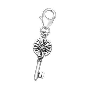 Key - 925 Sterling Silver Charms with lobster A4S39336