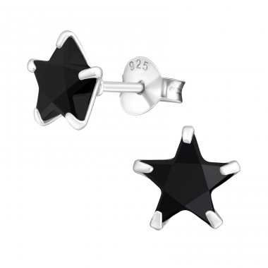 Star 7mm - 925 Sterling Silver Basic Ear Studs A4S9527