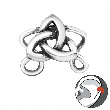 Celtic Knot - 925 Sterling Silver Ear Cuffs and Ear climbers A4S29193