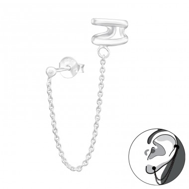 Kette - Schmuck Silber 925 Einzelne Ohrstecker A4S41605