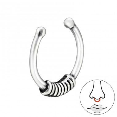 Strieborné Bali - Striebro 925 Piercing do nosa A4S28394