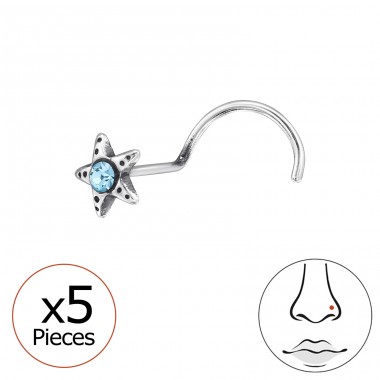 Stea De Mare - Argint 925 Piercing-uri nas A4S48065