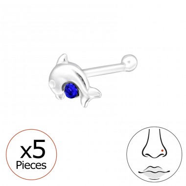 Delfin - Argint 925 Piercing-uri nas A4S48066