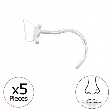 Fluture - Argint 925 Piercing-uri nas A4S48083