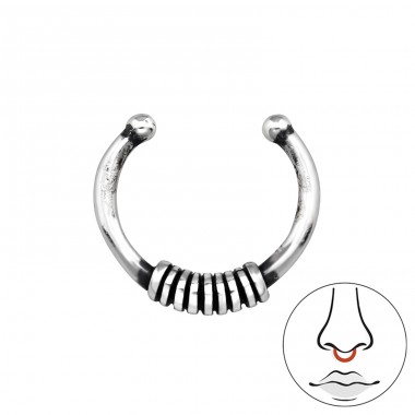 Bali piercing - Argint 925 Piercing-Uri Nas A4S48748