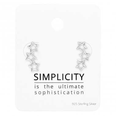 Triple Star - 925 Sterling Silver Jewellery Sets A4S49014