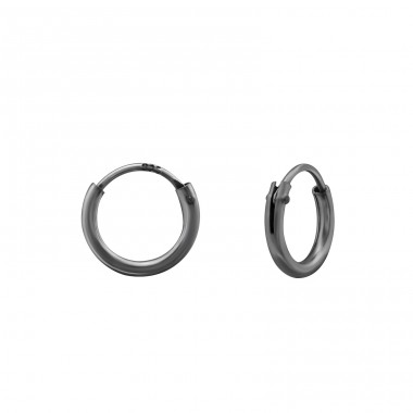 8mm - 925 Sterling Silver Ear Hoops A4S31506