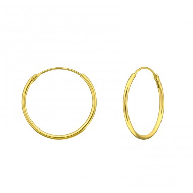 20mm - 925 Sterling Silver Ear Hoops A4S39655