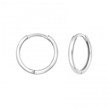 14 mm Huggie  - 925 Sterling Silver Huggies A4S47574