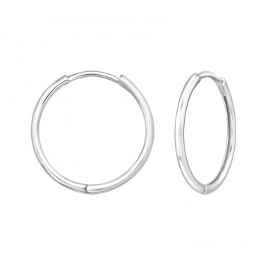 18 mm Huggies - 925 Sterling Silver Huggies A4S47582