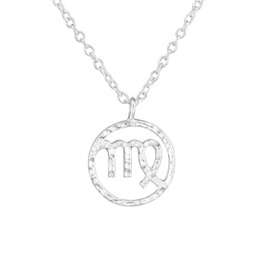 Virgo Zodiac Sign - 925 Sterling Silver Necklace without stones A4S36710