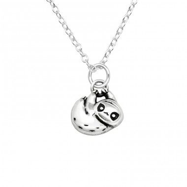 Sloth - 925 Sterling Silver Necklace without stones A4S40025