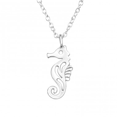 Seahorse - 925 Sterling Silver Necklace without stones A4S44952