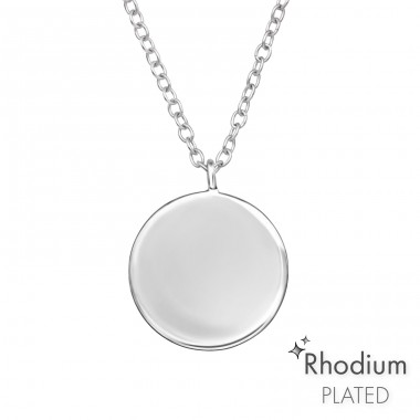 Disc - 925 Sterling Silver Necklace without stones A4S46728