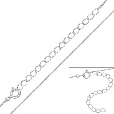 45cm Snake Chain - 925 Sterling Silver Silver chains A4S48108