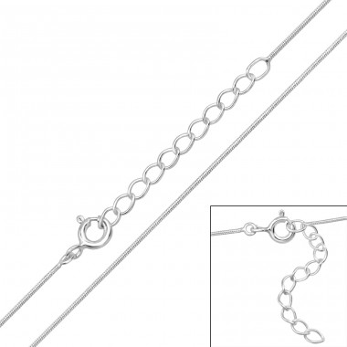 39cm Snake Chain - 925 Sterling Silver Silver chains A4S48109